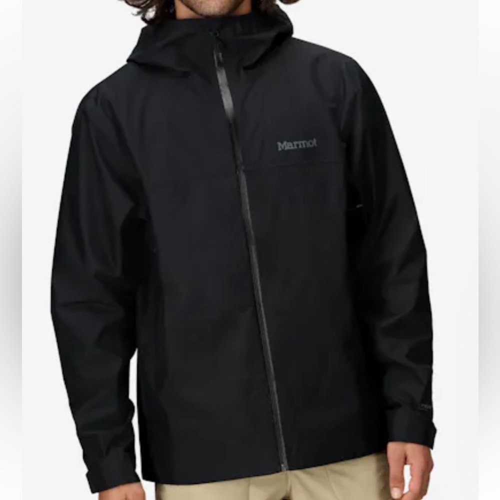 Marmot Black Raincoat for Men